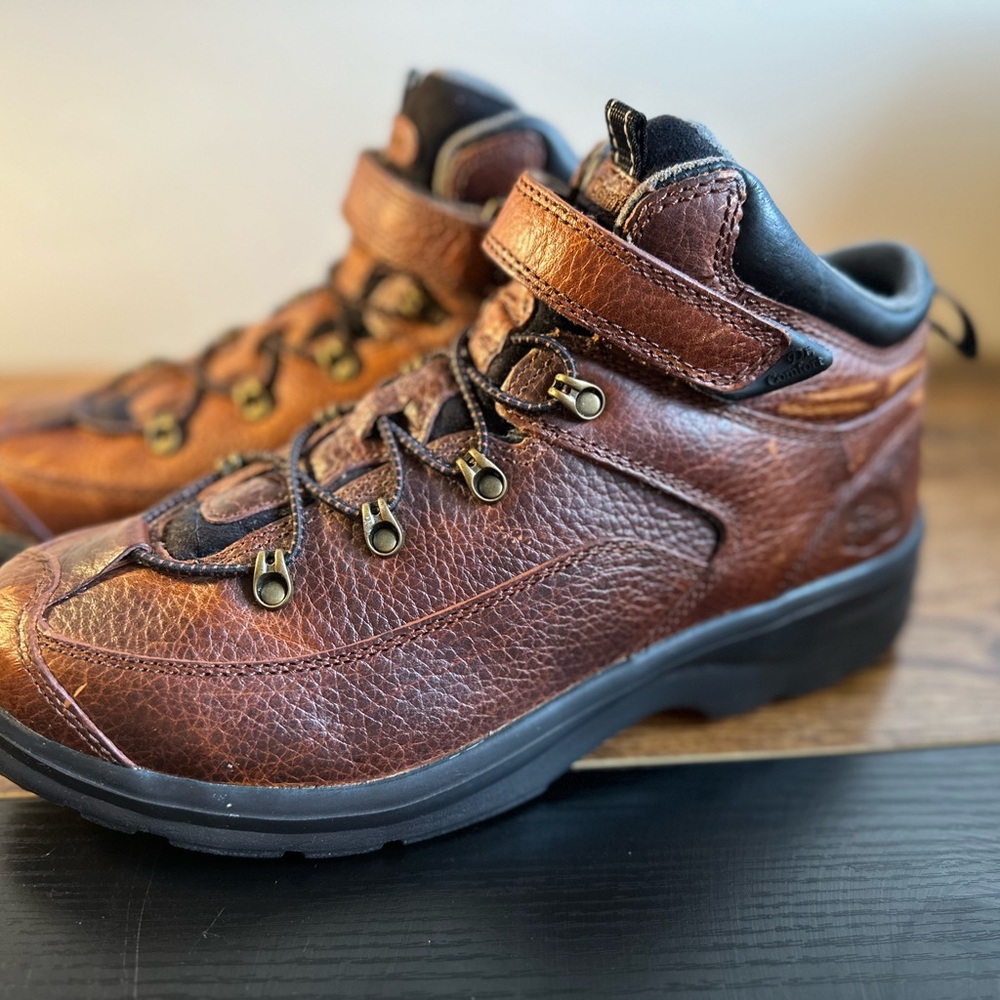 Dr Comfort Vigor Women’s Boots 9.5W Brown Leather Orthopedic Diabetic Comfort
